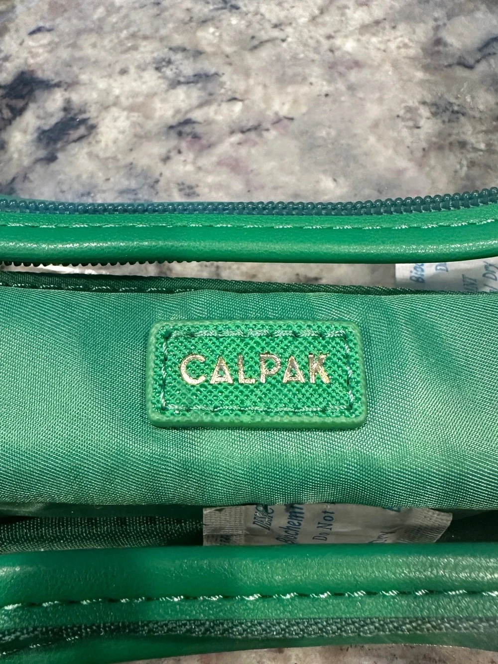 Calpak - LIMITED EDITION Small Clear Cosmetic Case in Green Apple